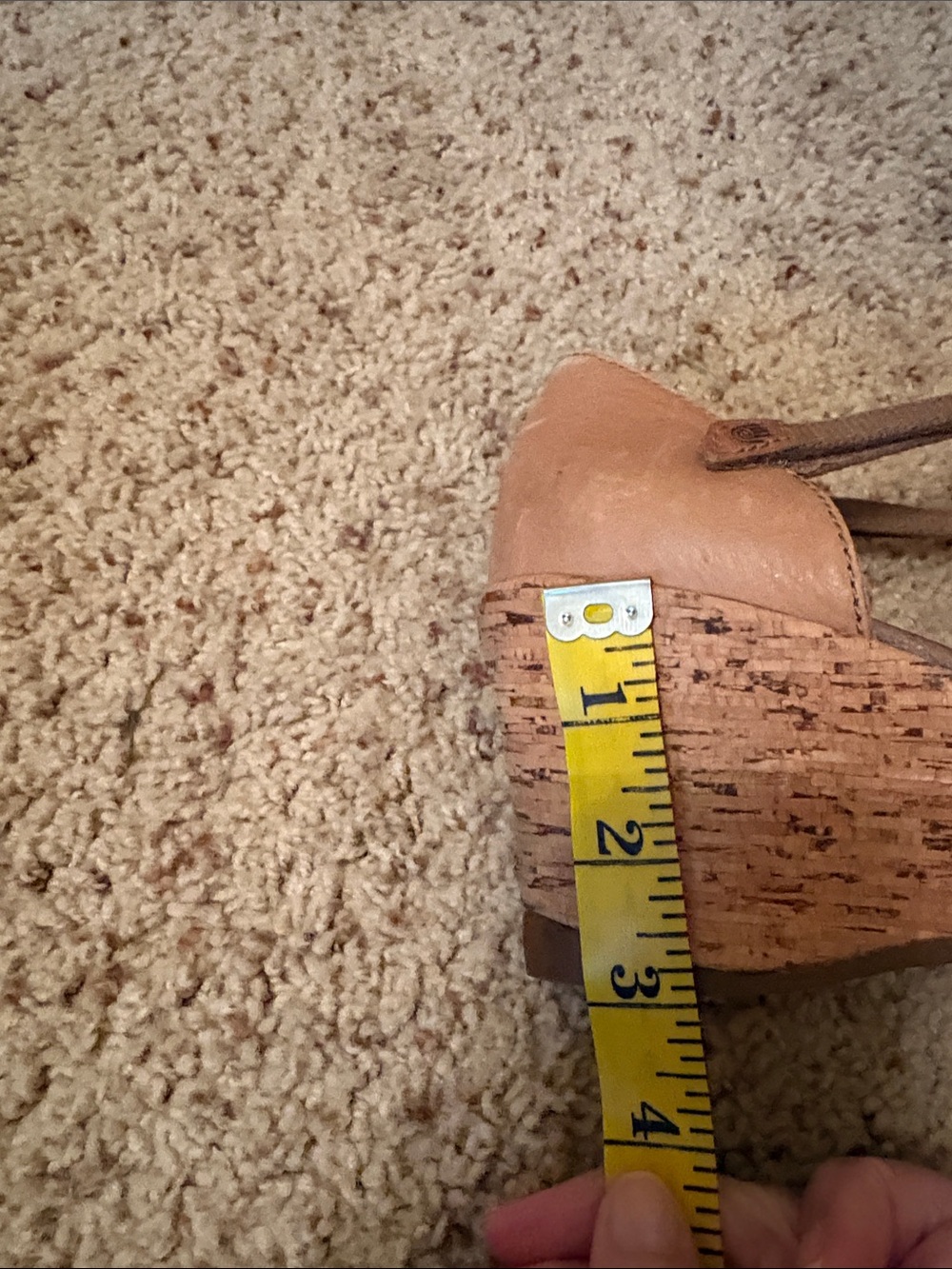 Teva Brown Leather Strappy Wedge Sandals - Picture 2 of 3